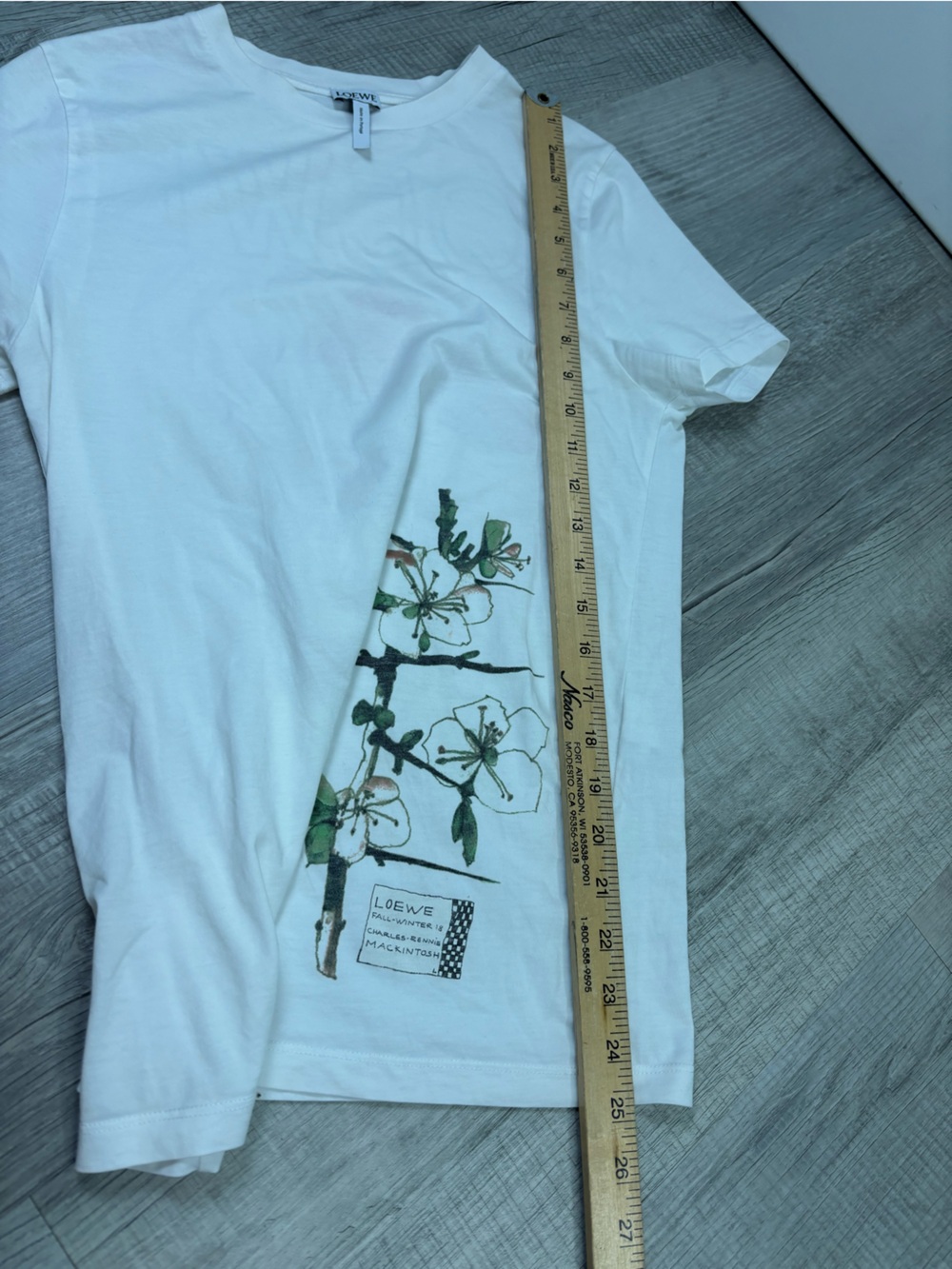Loewe Botanical Crew Neck Sleeve
Shirt White Size XS - Picture 6 of 8
